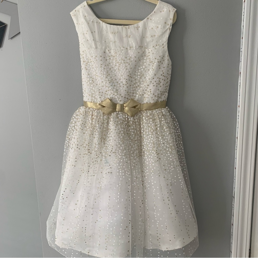 Girls Jona Michelle sparkle and tulle holiday dress size 8